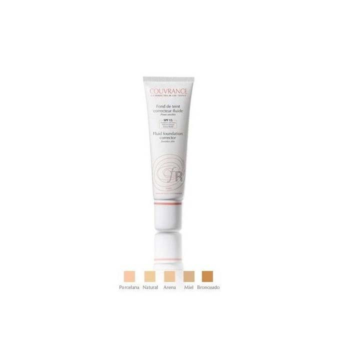 Avene Couvrance Maquillaje Fluido 30 Ml. Miel