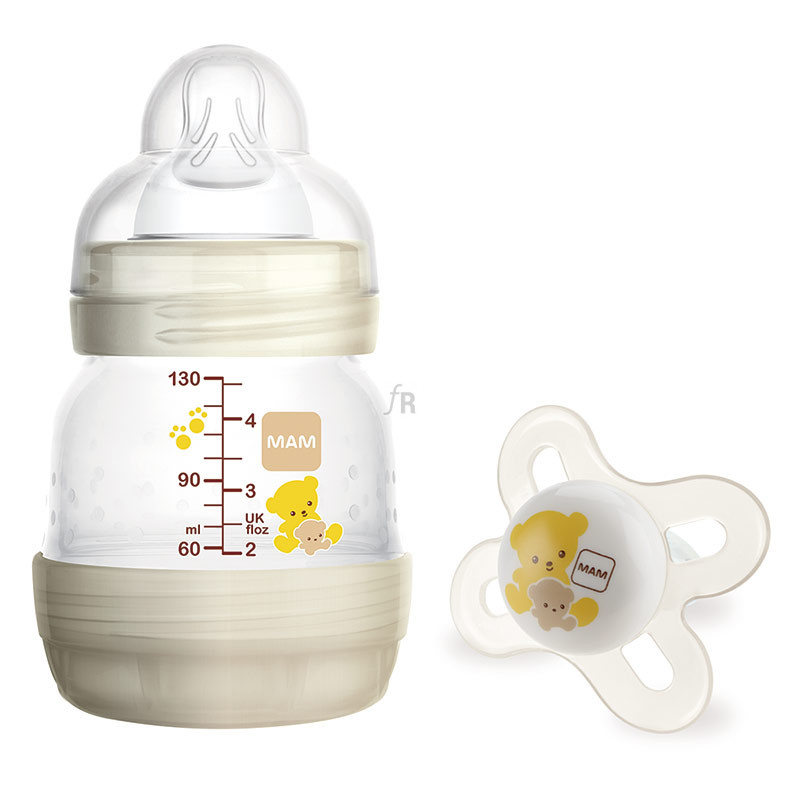 Mam Baby Biberon Anticolico + Chupete Anticolic Easy Start + Chupete Start 130 Ml + 0+ M 