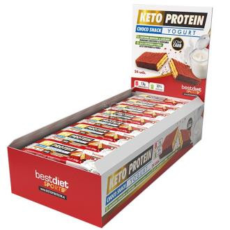 Keto Protein Choco Snack Yogurt Barritas 24Uds.
