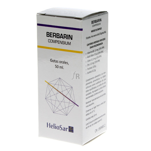 Heliosar Berbarin Compensium Gotas 50 Ml.