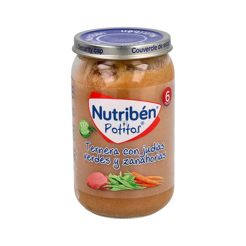 Nutriben Ternera Con Judias Verdes Y Zanahorias 1 Potito 235 G 