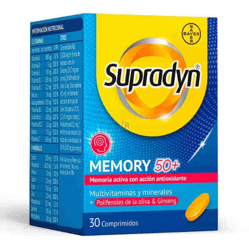 Supradyn Memory 50+ 30 Comprimidos