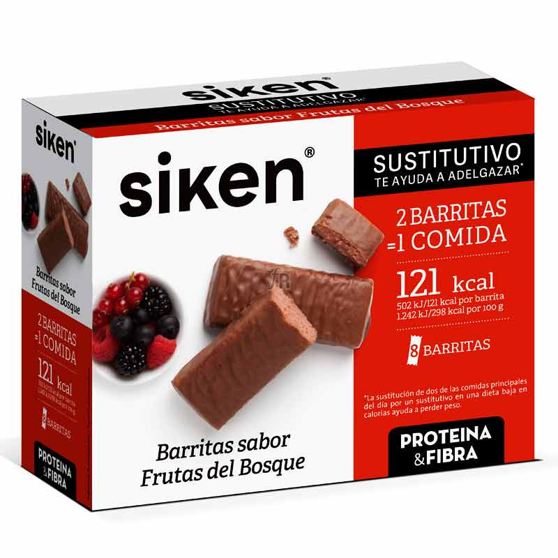 Siken Barritas Frutas Del Bosque 8 Unidades Siken Barritas Frutas Del Bosque 8 Unidades