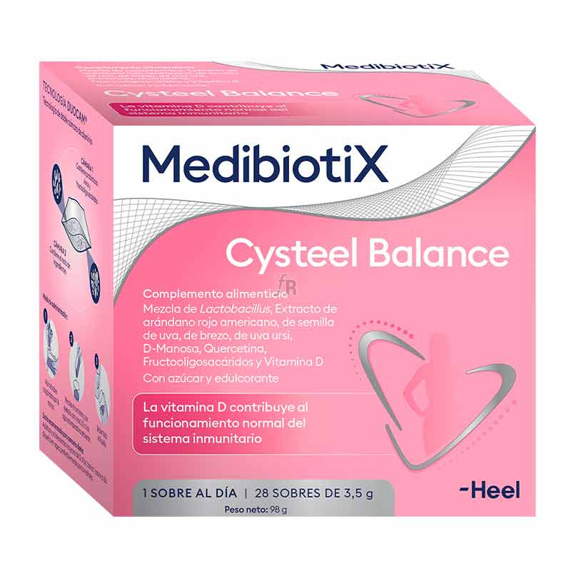 Heel Medibiotix Cysteel Balance 28 sobres 3,5G