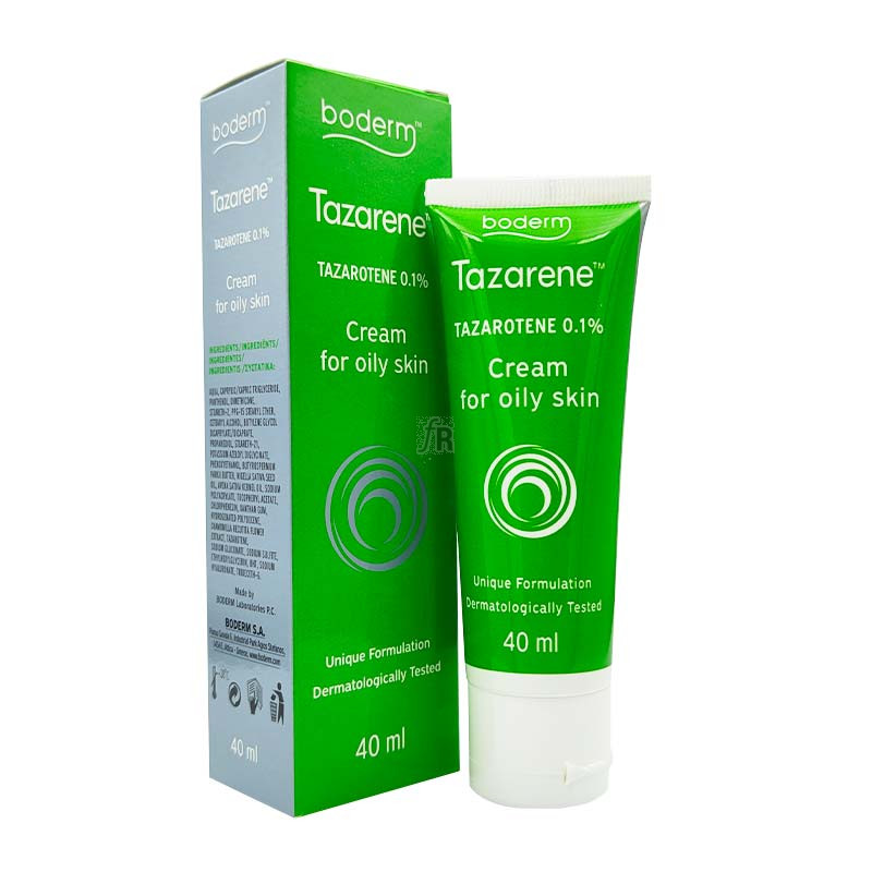 Boderm Tazarene 0.1% Crema para piel grasa 40 Ml