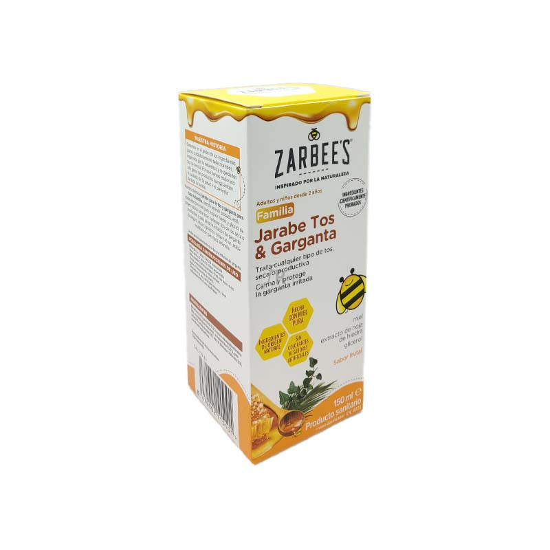 Zarbees Jarabe Familia Tos Y Garganta 1 Frasco 150 Ml