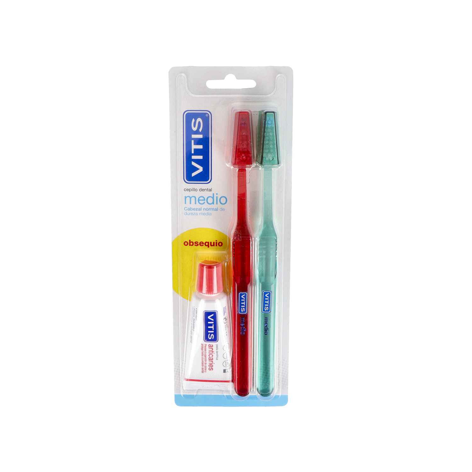 Cepillo Dental Adulto Vitis Medio Duplo