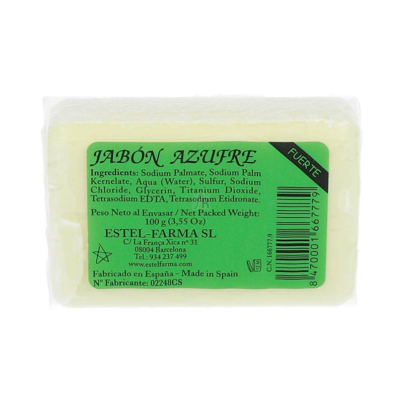 Jabon Azufre  Forte 10 % Estel 100G