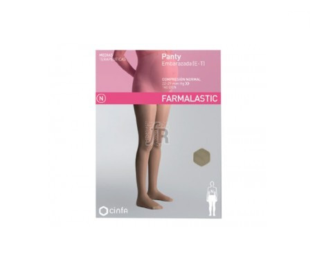 Farmalastic Panty Embarazada (E-T) Compresión Normal Talla Mediana Beige - Farmacia Ribera