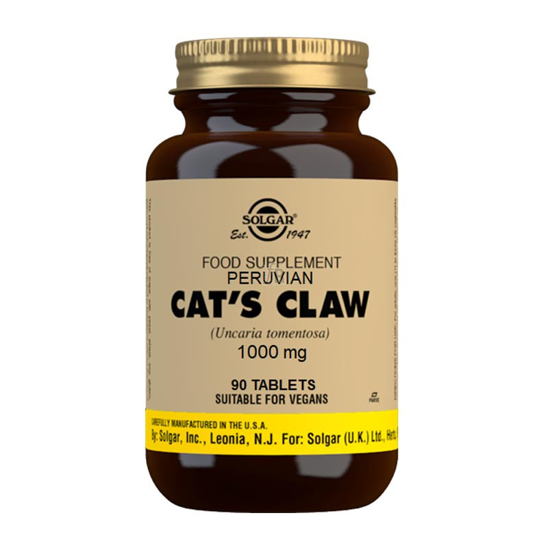 Solgar Uña De Gato 1000Mg. 90 Comprimidos
