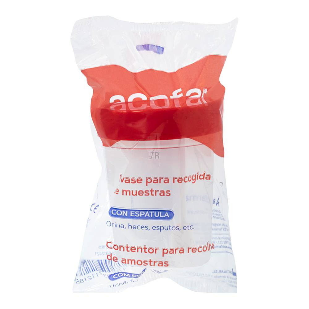Envase Recog Muestra C/Espa 100 Ml