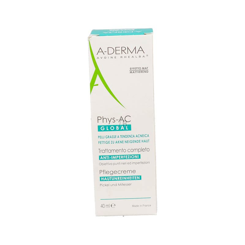 A-Derma Phys-Ac Global Cuidado Completo 1 Envase 40 Ml