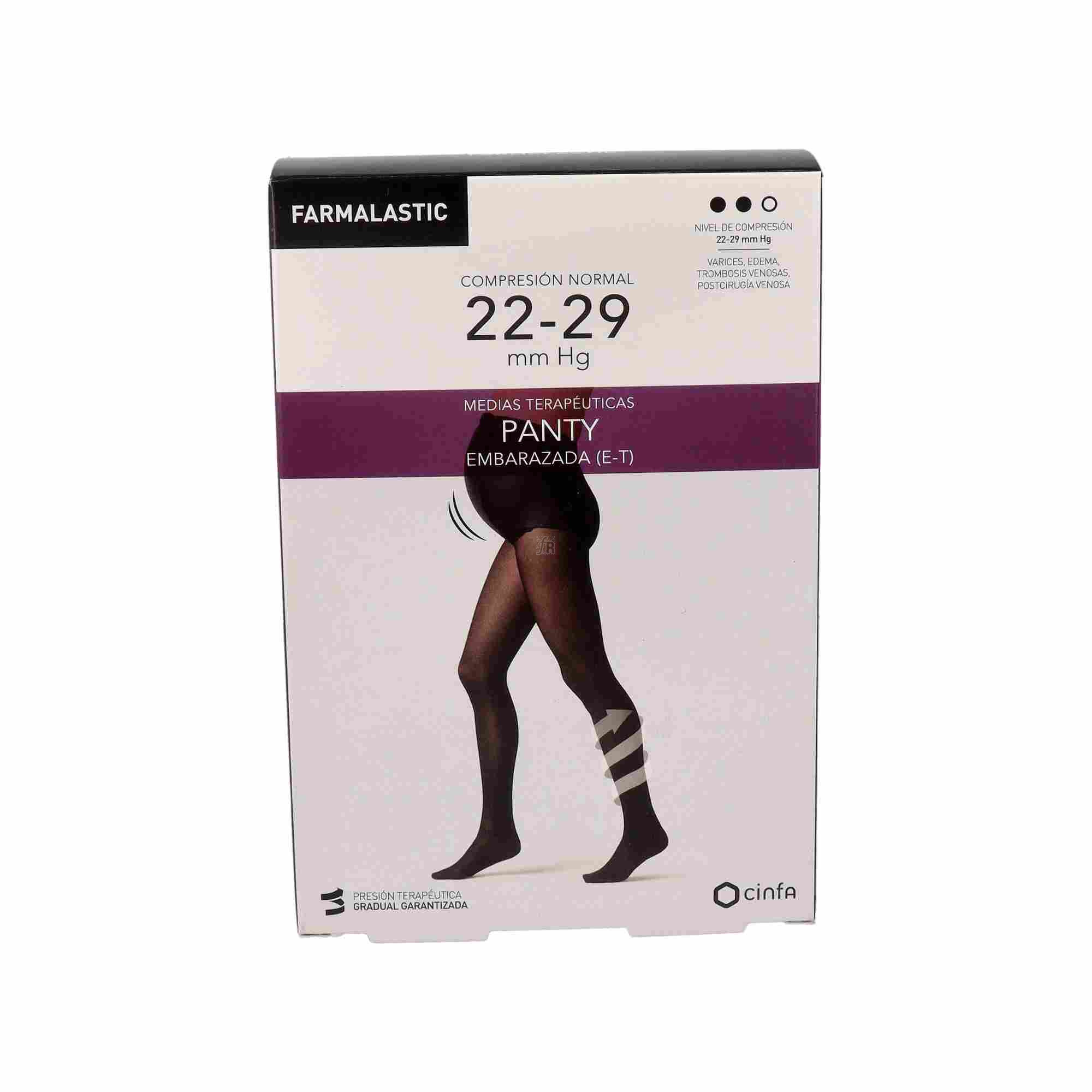 Farmalastic Panty Embarazada (E-T) Compresión Normal Talla Grande Beige