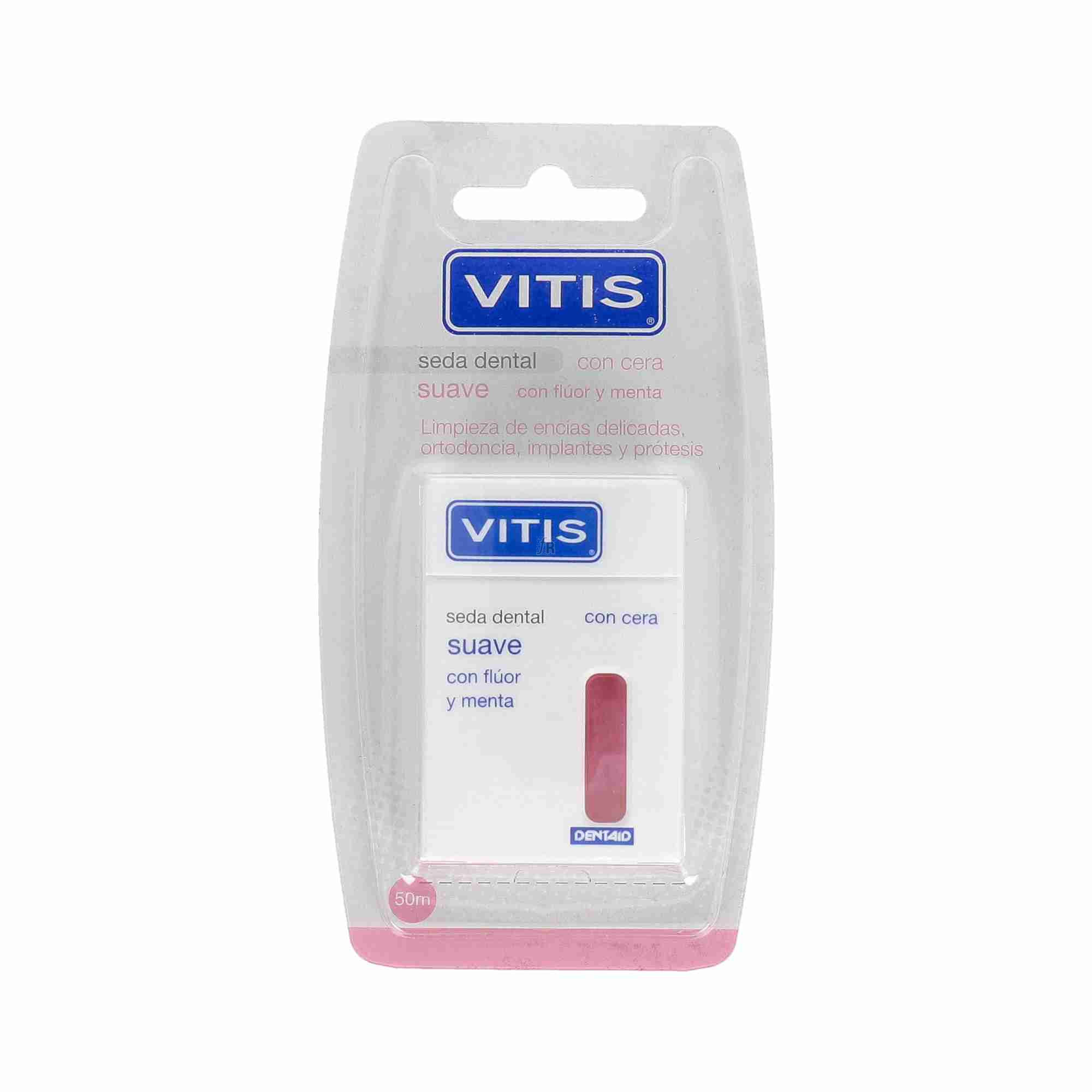 Vitis Seda Dental Suave Flúor y Menta