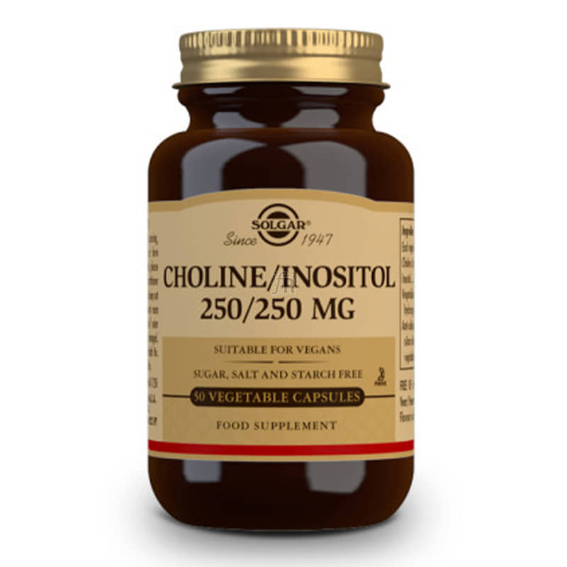Solgar Colina/Inositol 250/250Mg. 50 Cápsulas Vegetales