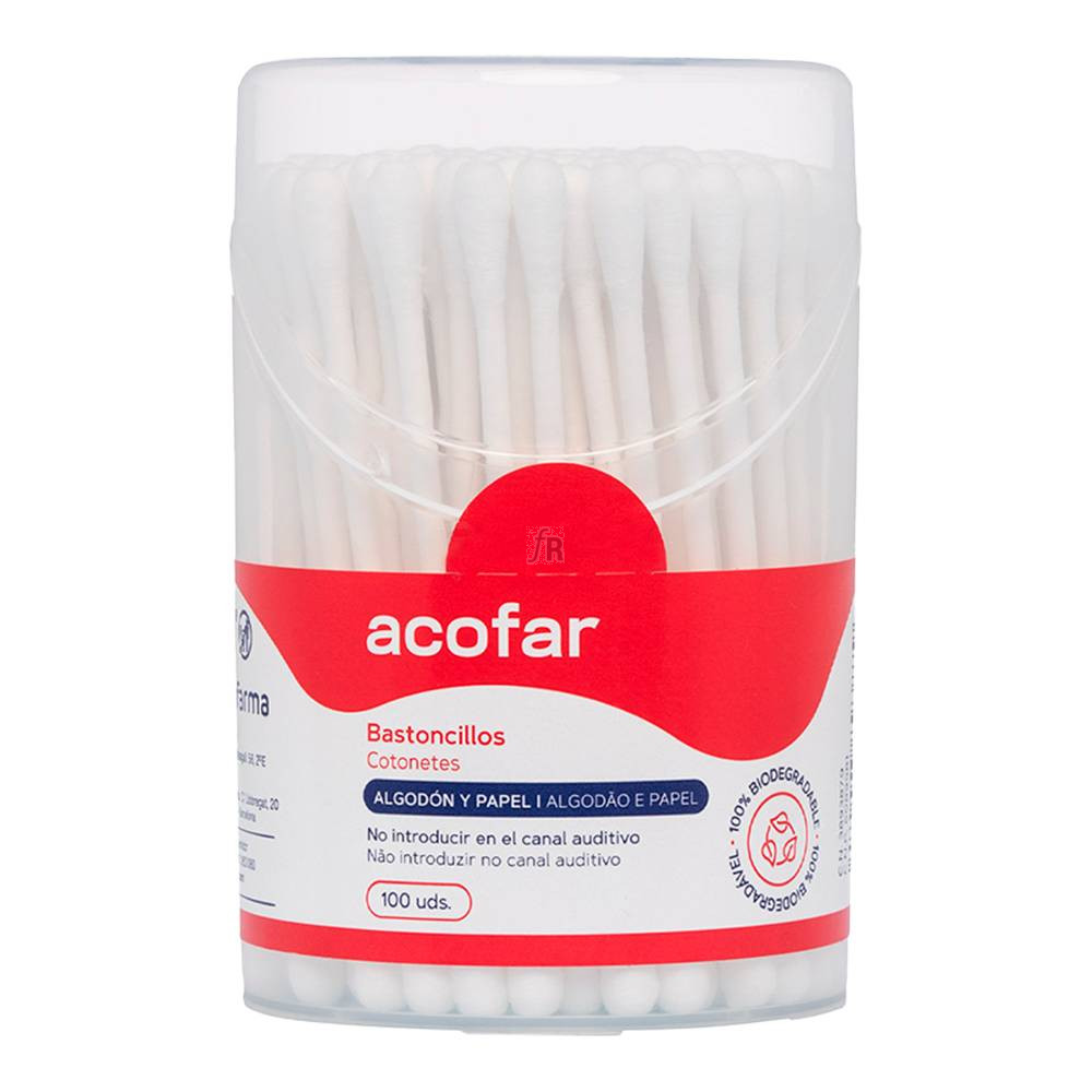 Bastoncillos Acofar Baby Algodon 100 U
