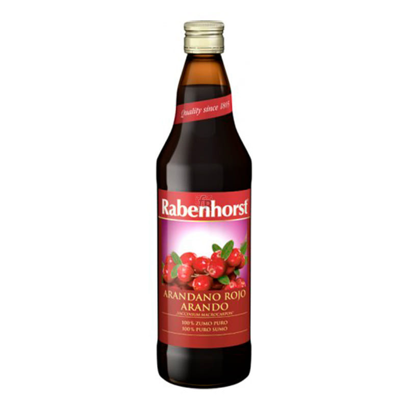 Rabenhorst Zumo Arandano Rojo Americano 750 Ml