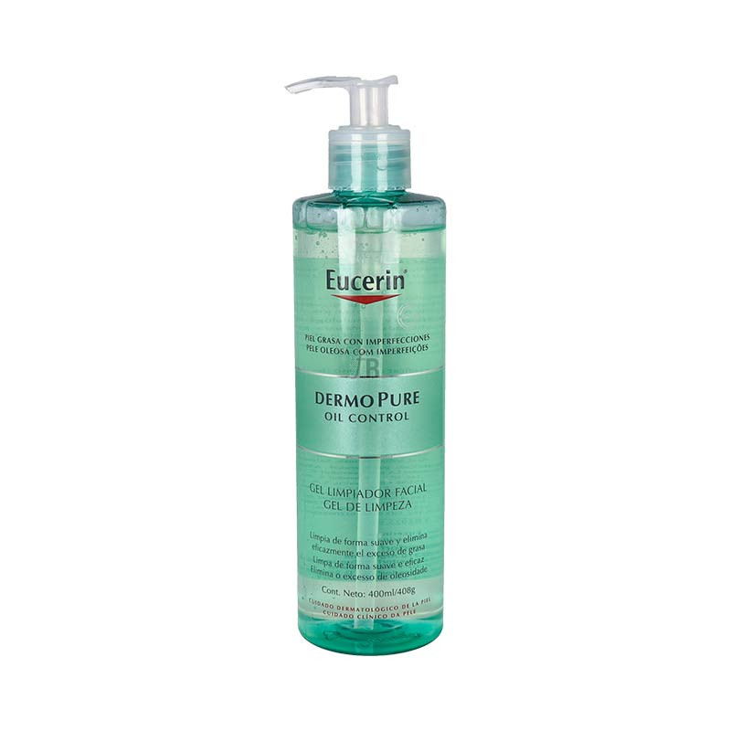 Eucerin Dermopure Oil Control Gel Limpiador Facial 1 Envase 400 Ml