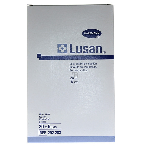 Gasa Esteril Algodon Hidrofilo Compresas Lusan 1