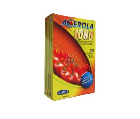 Acerola 1000 Mg 30 Comprimidos - Farmacia Ribera