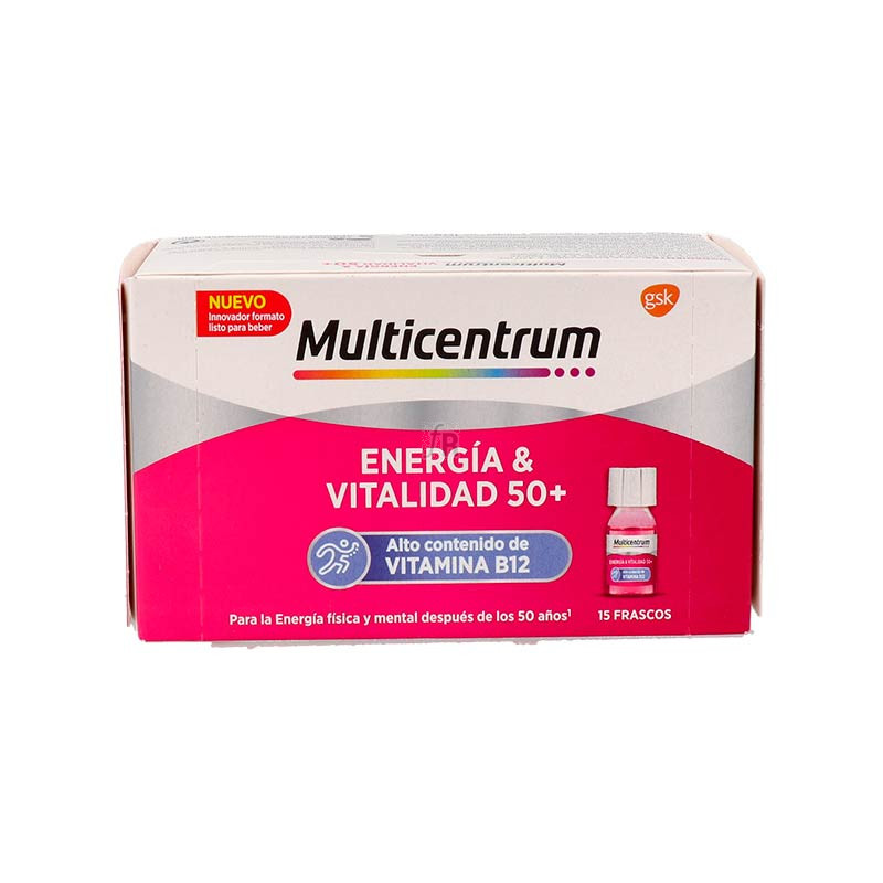 Multicentrum Energia & Vitalidad 50+ 15Frascos 7Ml