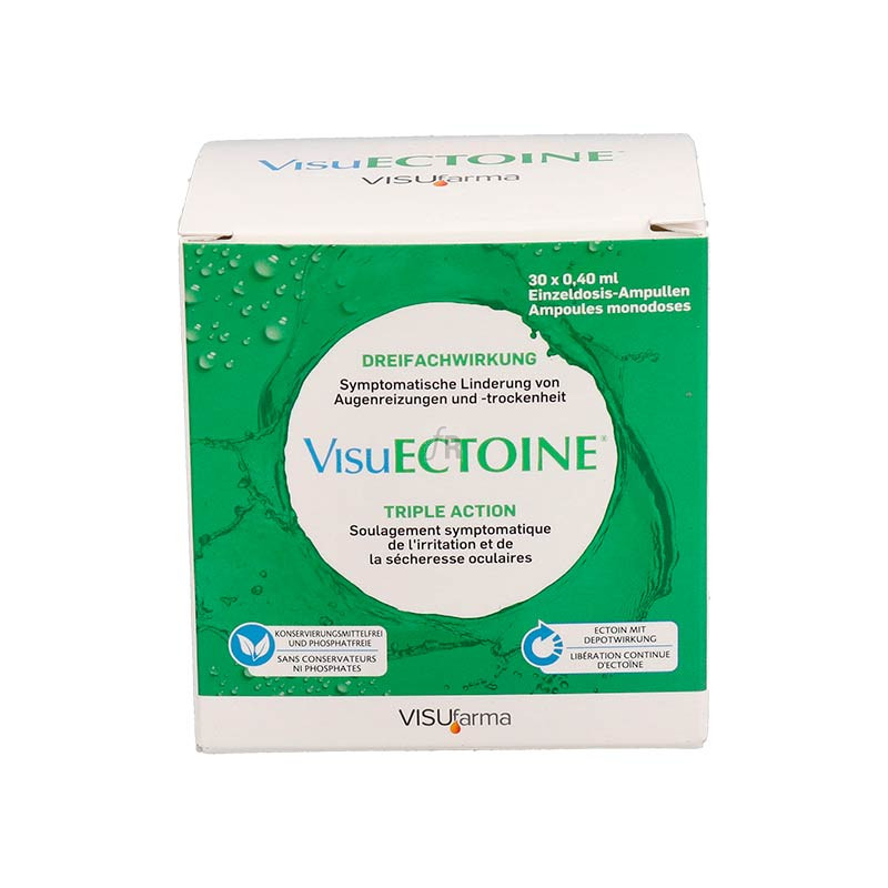 Visuectoine 30 Ampollas Unidosis 0,4 Ml