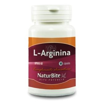 Naturbite L-Arginina 500Mg. 60 Caps