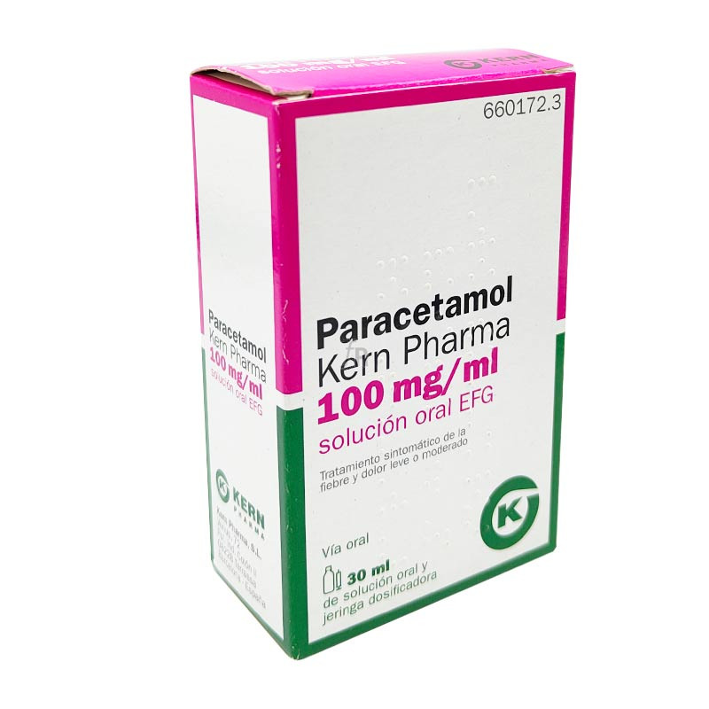 Paracetamol Kern Pharma Efg 100 Mg/Ml Solucion Oral 30 Ml