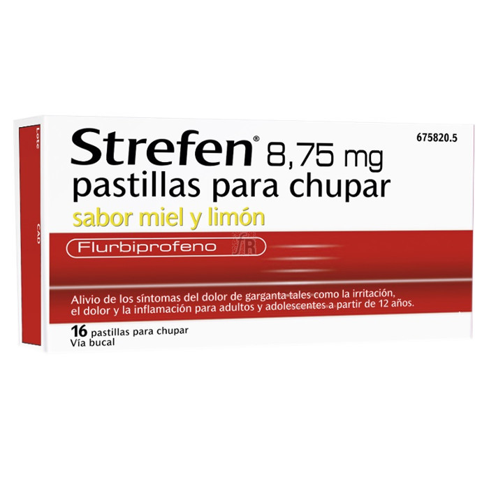 Strefen (8.75 Mg 16 Pastillas Para Chupar Miel Y Limon) - Reckitt Benk