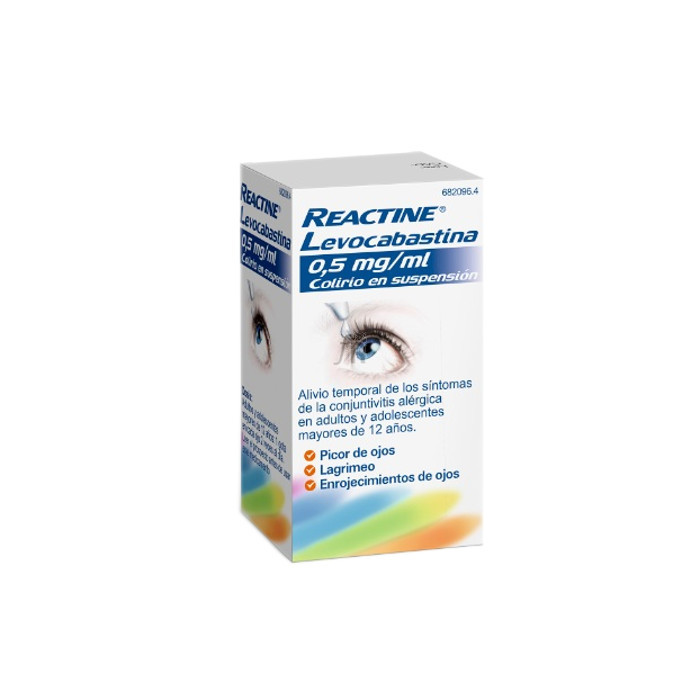 Reactine Levocabastina (0.5 Mg/Ml Colirio 1 Frasco Suspension 4 Ml) - Johnson & Johnson