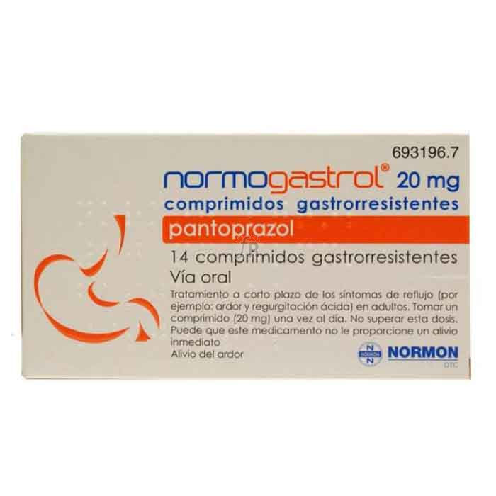 Normogastrol Efg (20 Mg 14 Comprimidos Gastrorresistentes) - Normon