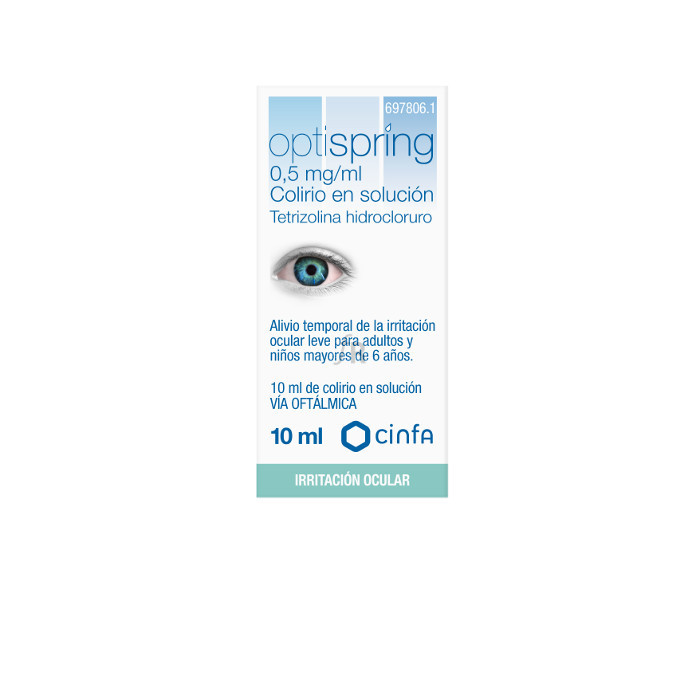 Optispring (0.5 Mg/Ml Colirio 1 Frasco Solucion 10 Ml) - Cinfa