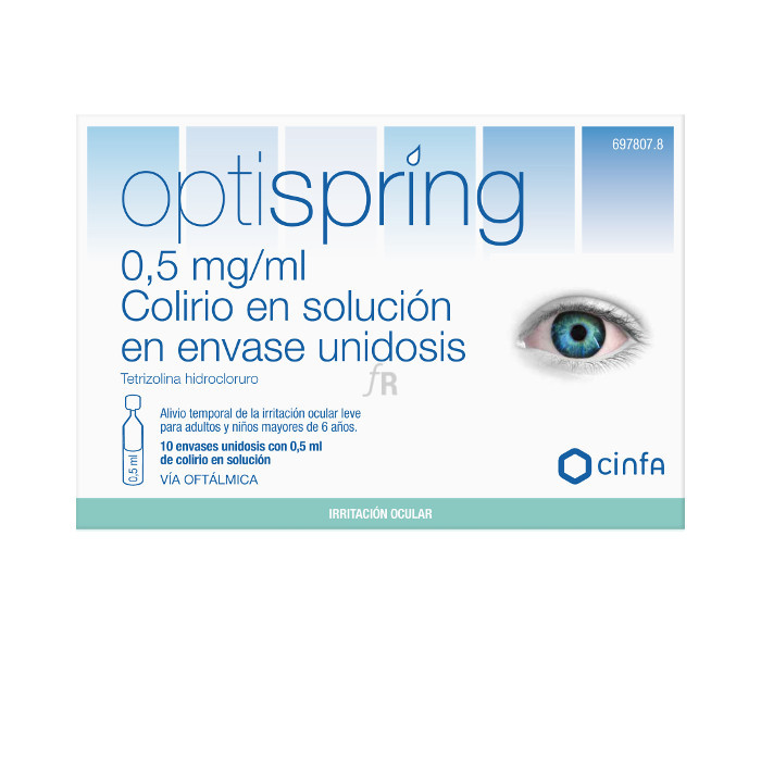 Optispring (0.5 Mg/Ml Colirio 10 Monodosis Solucion 0.5 Ml) - Cinfa