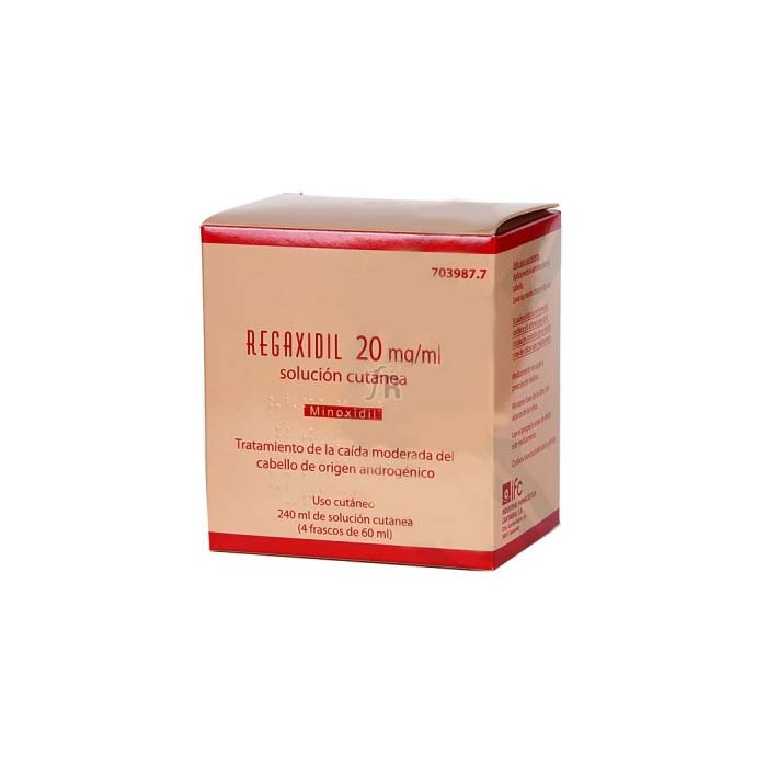 Regaxidil (20 Mg/Ml Solución Cutanea 4 Frascos 60 Ml) - IFC