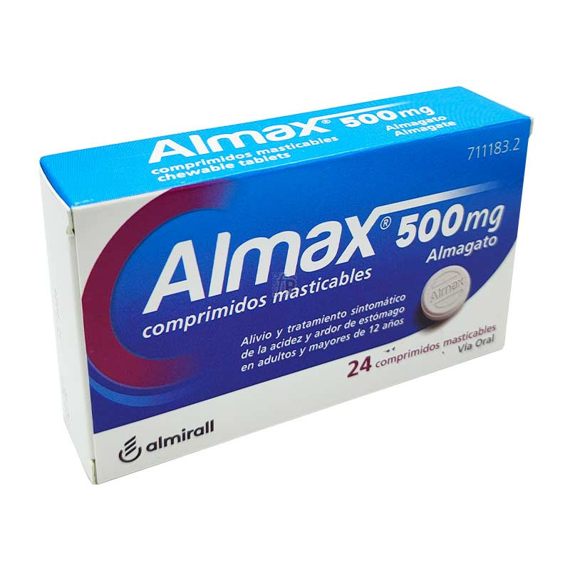 Almax 500 Mg 24 Comprimidos Masticables