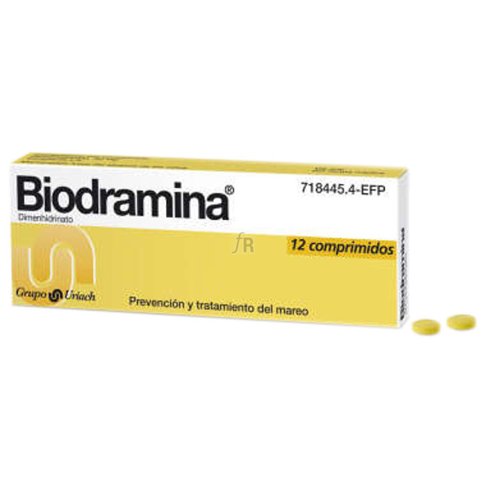 Biodramina (50 Mg 12 Comprimidos) - Aquilea-Uriach