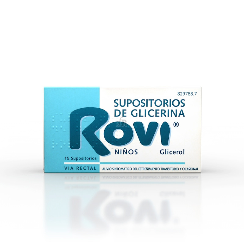 Supositorios Glicerina Rovi Infantil (1.44 G 15 Supositorios) - Johnson & Johnson