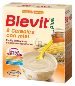 Blevit Plus 8 Cereales Con Miel 1000 Gr.