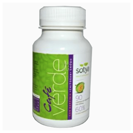 Cafe Verde+Garcinia+Chitosan+Cromo 90Cap