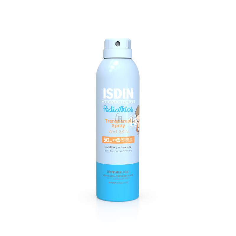 Isdin Transparente Spray Wet Skin Fotoprotector Spf-50+ Pediatric