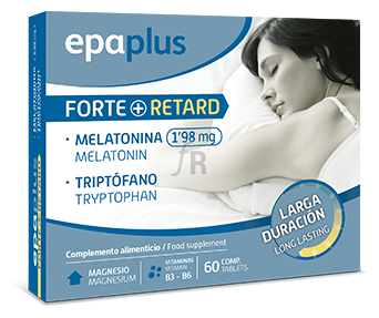 Epaplus Melatonina Forte+ Retard-Triptofano 60 Comp - Varios