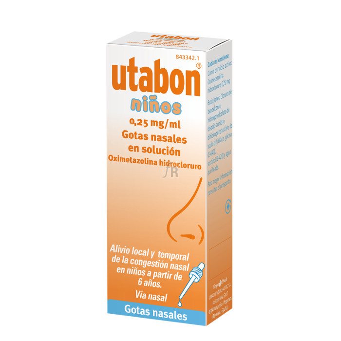 Utabon Niños (0.25 Mg/Ml Gotas Nasales 1 Frasco Solucion 15 Ml) - Aquilea-Uriach