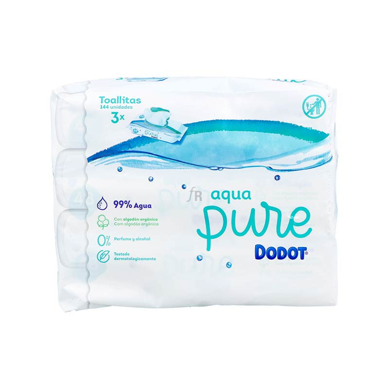 Dodot Aqua Pure Toallitas Humedas Para Bebes 144 U