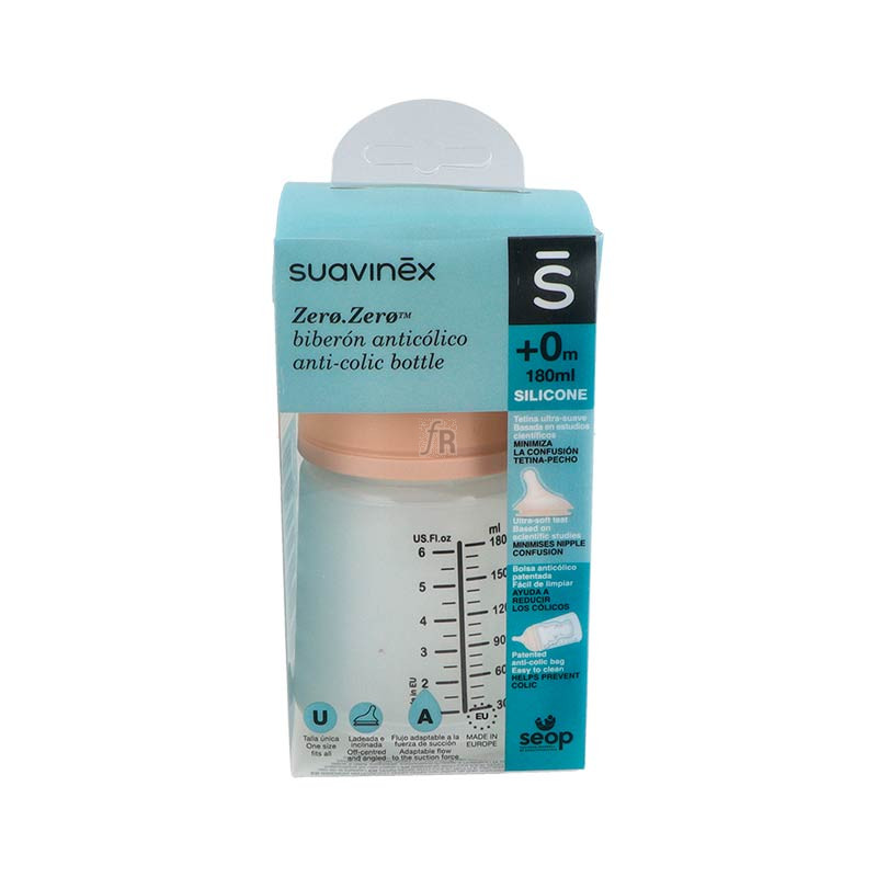 Biberon Anticolico Tetina Lactancia Silicona Mix 180 Ml