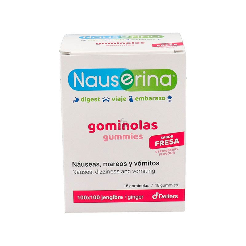 Nauserina 18 Gominolas Sabor Fresa Deiters