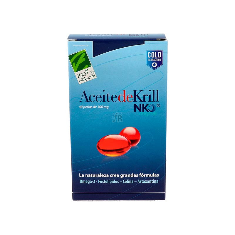 Aceite De Krill Nko 40 Capsulas Cien Por Cien