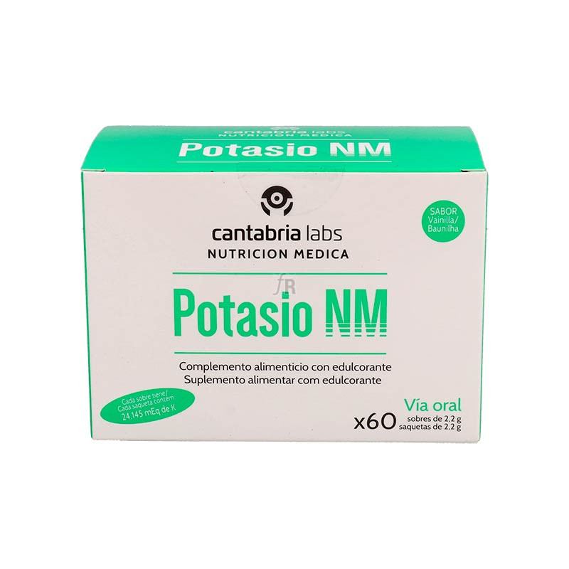 Potasio Nm 60 Sobres 2,2 G Sabor Vainilla