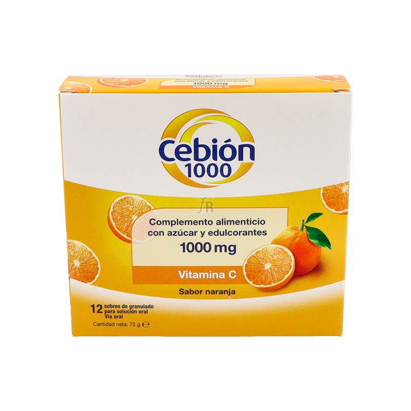 Cebion 1000 Granulado Solucion Oral 12 Sobres