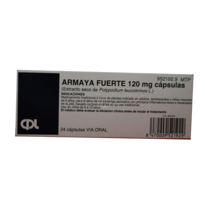 Armaya Fuerte (120 Mg 24 Cápsulas) - Varios