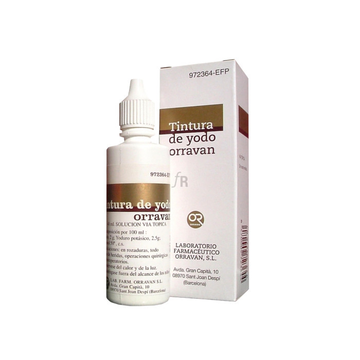 Tintura Yodo Orravan (Solucion Topica 40 Ml) - Orravan